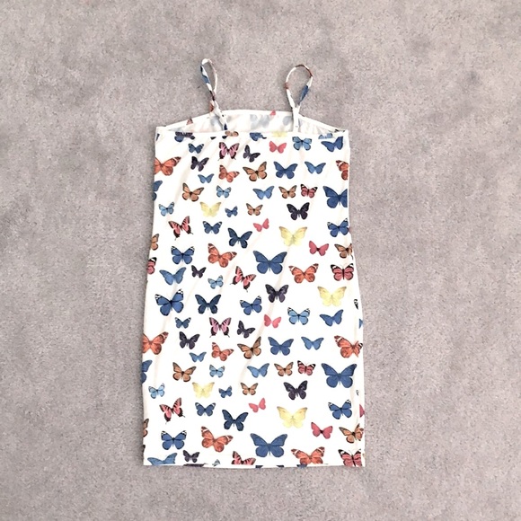 Butterfly Patterned Cami Dress - Picture 2 of 2
